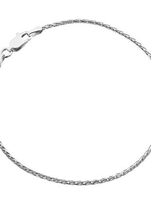 Серебряный браслет, спига (колос) (857р), размер 19 см x 0,25 см, вес: 5.7 г