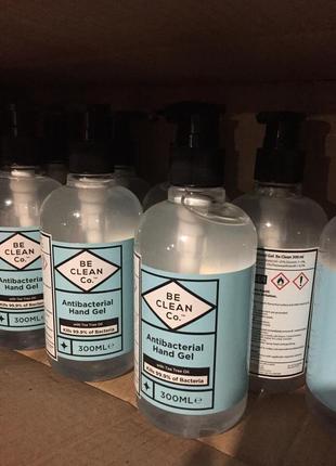 Гель-антисептик санітайзер be clean co 300 мл. антисептик для рук проти бактерій та вірусів н4762  b7 фото