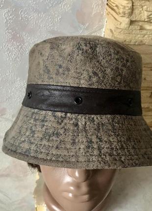 Текстильний капелюх панама їх екохутші 54-55 см10 фото
