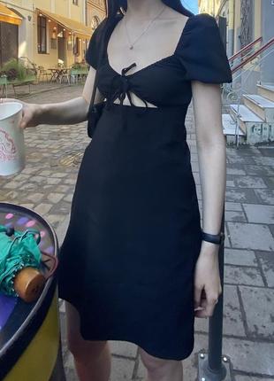Платье мини h&m