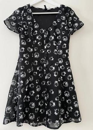 Платье шифон s h&m