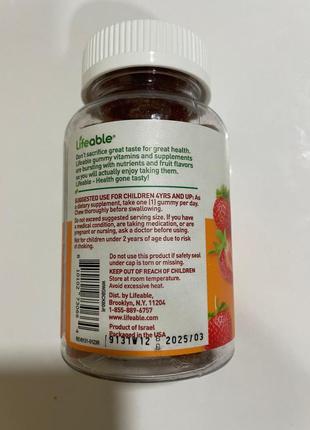 Витамины b-complex + витамин с для детей, желейки