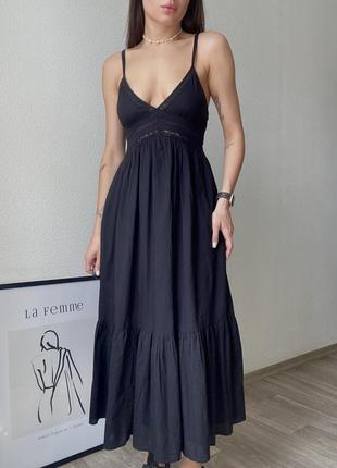 Сукня сарафан платье миди макси міді максі zara