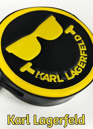 Karl lagerfeld, женская сумочка "таблетка"