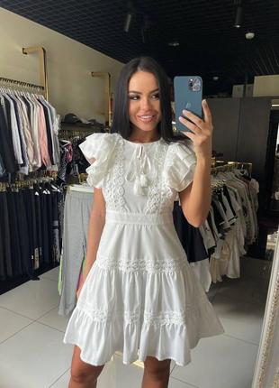 Сукня літня біла сhаnel