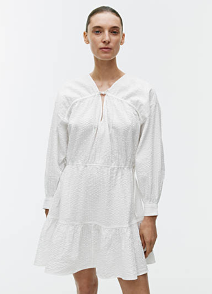 Сукня-міні з гофрами arket 1237545 - 001