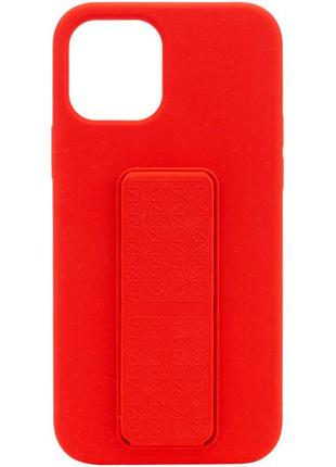 Чохол silicone case hand holder для apple iphone 12 pro max (6.7")
