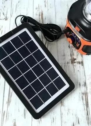 Портативная автономная солнечная система solar light at-9016 походный переносной...