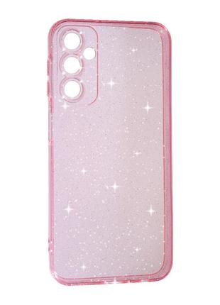 Силікон clear shine samsung a15,  pink