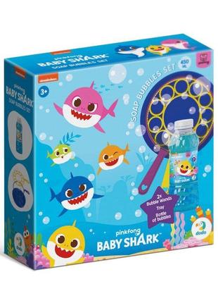 Набір мильних бульбашок baby shark 450 мл, dodo 200517