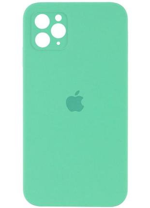 Чохол silicone case square full camera protective (aa) для apple iphone 11 pro (5.8")