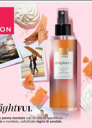 Спрей для тела "delightful" avon 200 мл