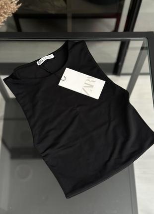 Топ полиамидный zara