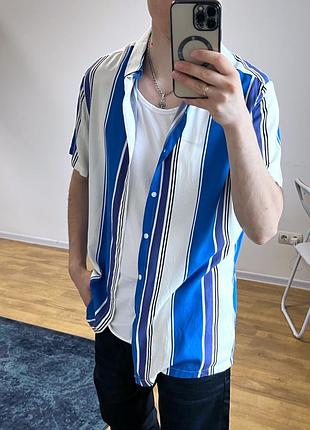 Asos viscose сорочка на короткий рукав