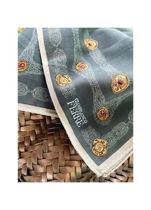 100% бавовна. люксова хустинка на голову хустка стильна 2024 бренд люкс