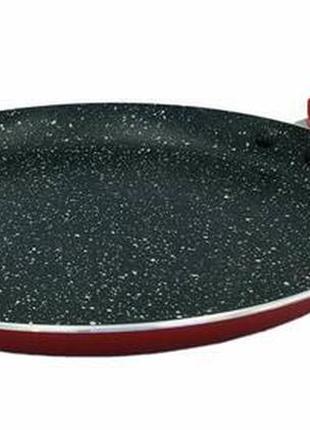 Млинцева сковорода з антипригарним покриттям «eco granite» con brio cb-2224 red