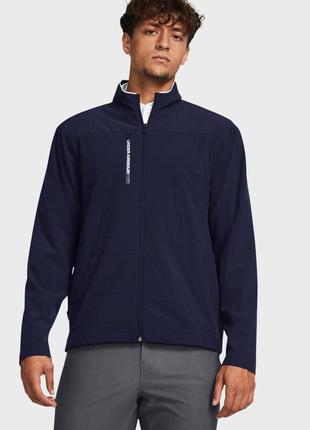 Мужская темно-синяя ветровка ua storm revo jacket