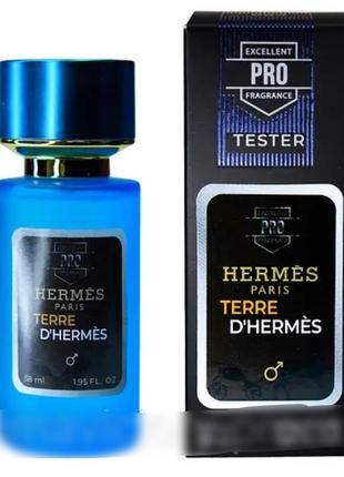 Hermes terre dhermes тестер pro мужской 58 мл