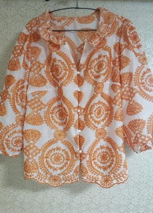 Shein shein curve неймовірна блуза блузка сорочка вишиванка вишивка бренд shein curve, р,1xl