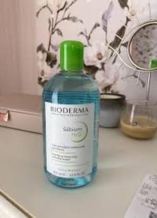 Міцелярний лосьйон для комбінованої, проблемної та жирної шкіри bioderma sebium h2o micellaire solution