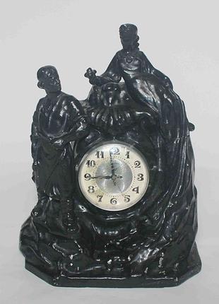 Камінний годинник хазяйка мідної гори (3191)