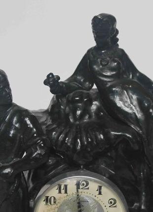 Камінний годинник хазяйка мідної гори (3191)2 фото