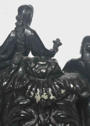 Камінний годинник хазяйка мідної гори (3191)8 фото