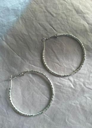 Серьги кольца