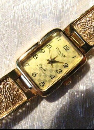 Часы omax кварцевые, новые, скань, филигрань