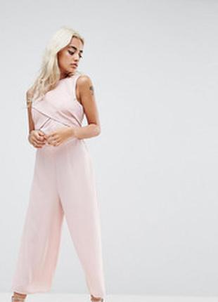 Комбінезон з кюлотами пудрового кольору asos розмір 6/8