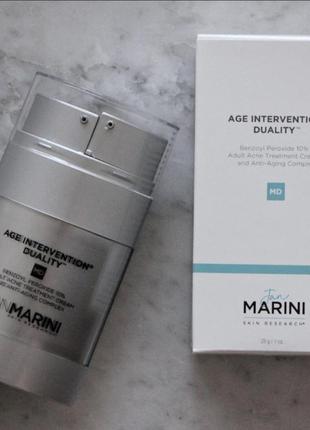 Двойной крем для терапии акне и возрастных изменений кожи jan marini age intervention duality и duality md 28 gr