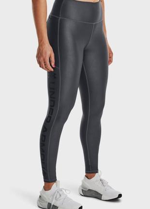 Женские серые тайтсы armour branded legging