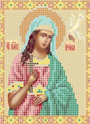 Схема для вышивки бисером иконы "святая ирина"1 фото