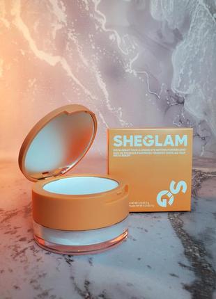 Матуюча пудра sheglam для фіксації макіяжу.