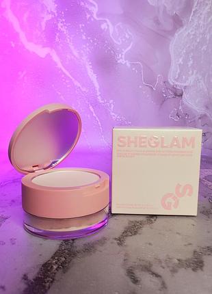 Матуюча пудра sheglam для фіксації макіяжу.