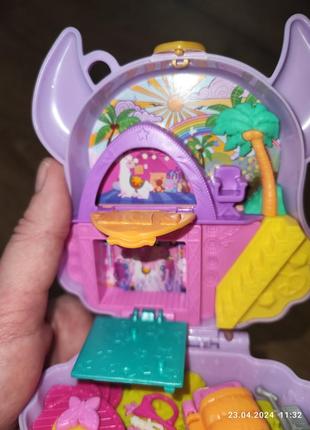 Игровой набор полли покет приключения в лагере лам polly pocket compact playset llama camp adventure4 фото