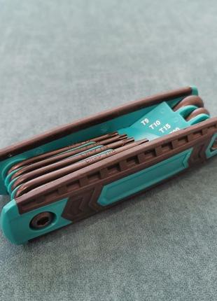 Ключі зіркоподібні 8 in 1 torx wrench 4