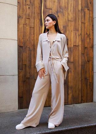 Костюм катон жатка ( натуральная ткань)