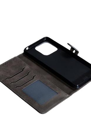 Flip cover "business" xiaomi redmi 12c,  gray