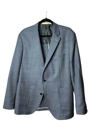 Benvenuto black germany wool blazer zara benetton1 фото