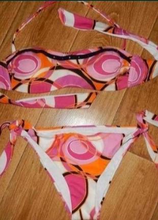 Купальник раздельный бандо calzedonia