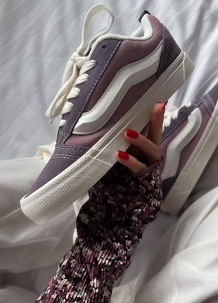 Жіночі кросівки vans knu school  “violet”7 фото