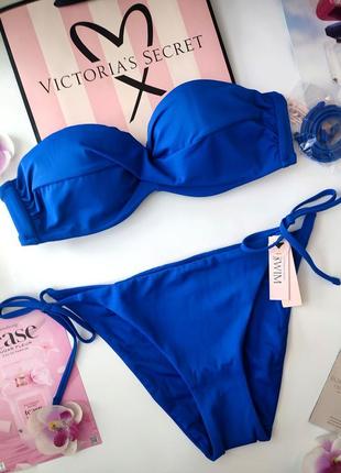 Купальник бандо victoria's secret s m 34b 75b 75c 34c