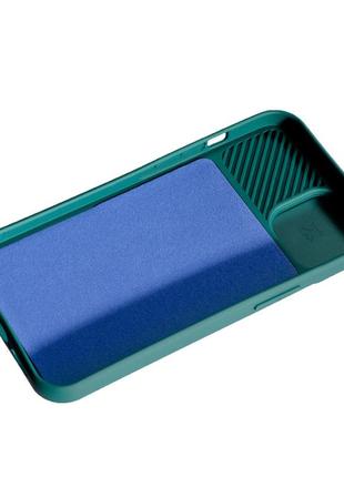Силікон case camera apple iphone 14 plus,  green