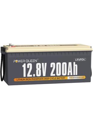 Акумулятор lifepo4 200агод 12,8v bms powerqueen (німеччина)