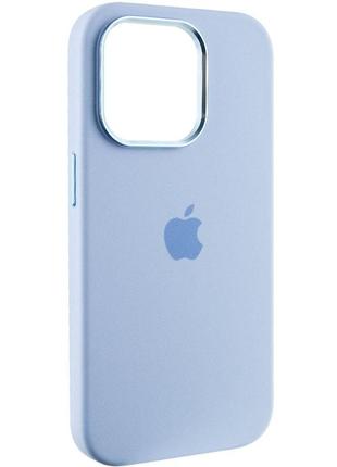 Чохол silicone case metal buttons (aa) для apple iphone 13 pro max (6.7")