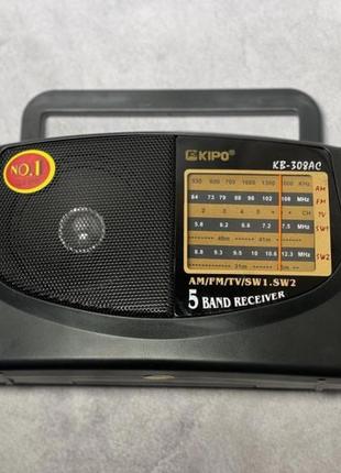 Портативне fm радіо з usb kipo kb-308ac, ретро радіоприймач, yz-688 радіоприймач всехвильовий
