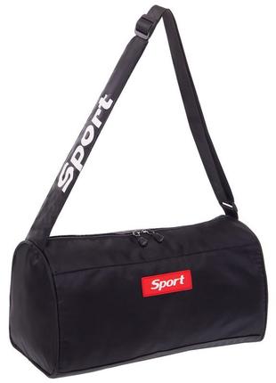 Спортивна сумка для спортзалу, фітнесу sp-sport sport ga-07 чорний1 фото