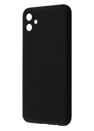 Чохол силікон 0.5 mm black matt samsung galaxy a04e (a042f)