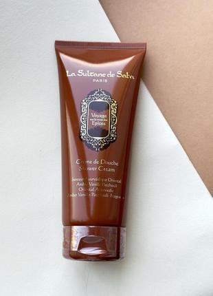 Крем-гель для душа аюрведический la sultane de saba shower cream oriental ayurvedic amber vanilla patchouli